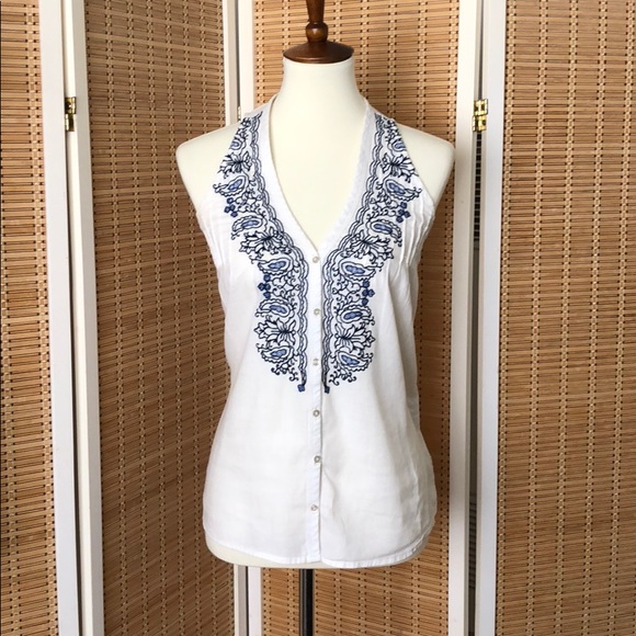 Converse One Star embroidered Tanktop. V-Neck - Picture 3 of 7